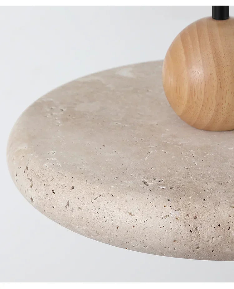 Yellow Travertine LED Pendant Lights