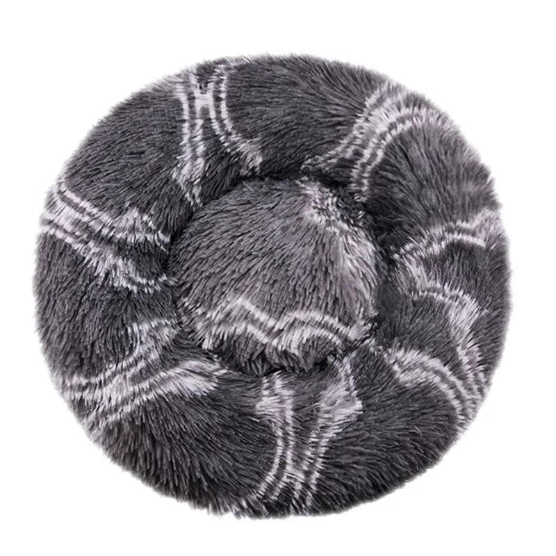 40-60cm. Round Pet Bed, Small Dog, Cat, Washable
