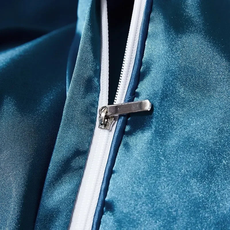 Satin Bedding Set, Duvet Cover, Bed Sheet, Pillowcase,