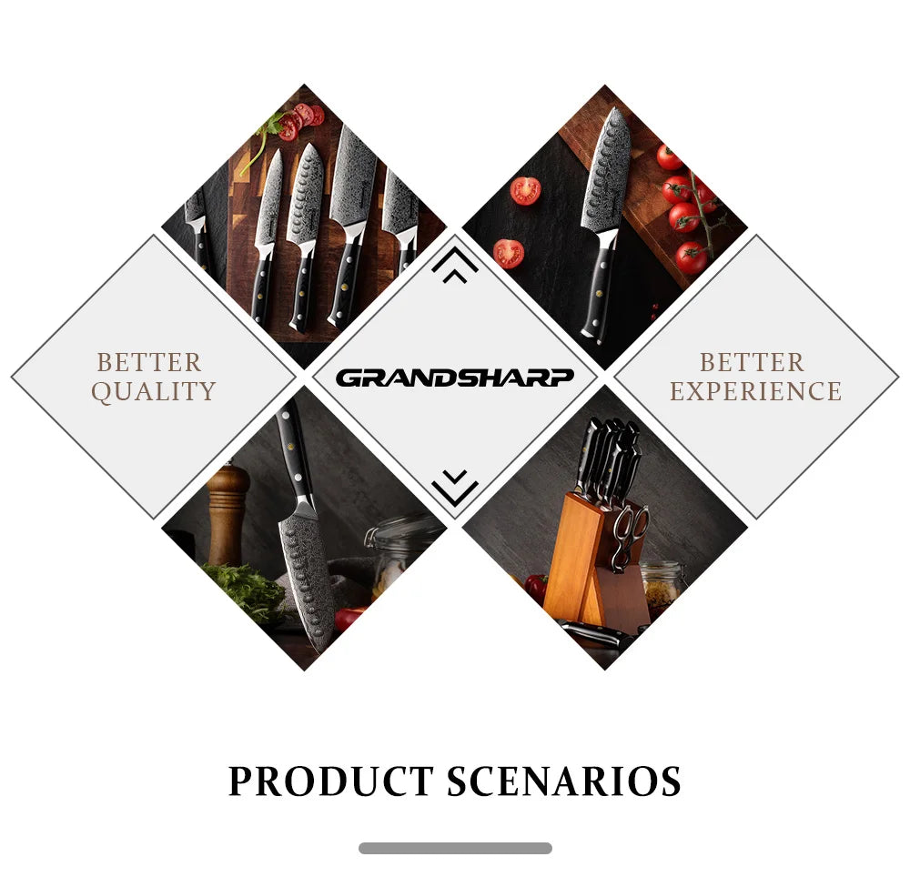 5 Inch Japanese Damascus Steel Kitchen Knife