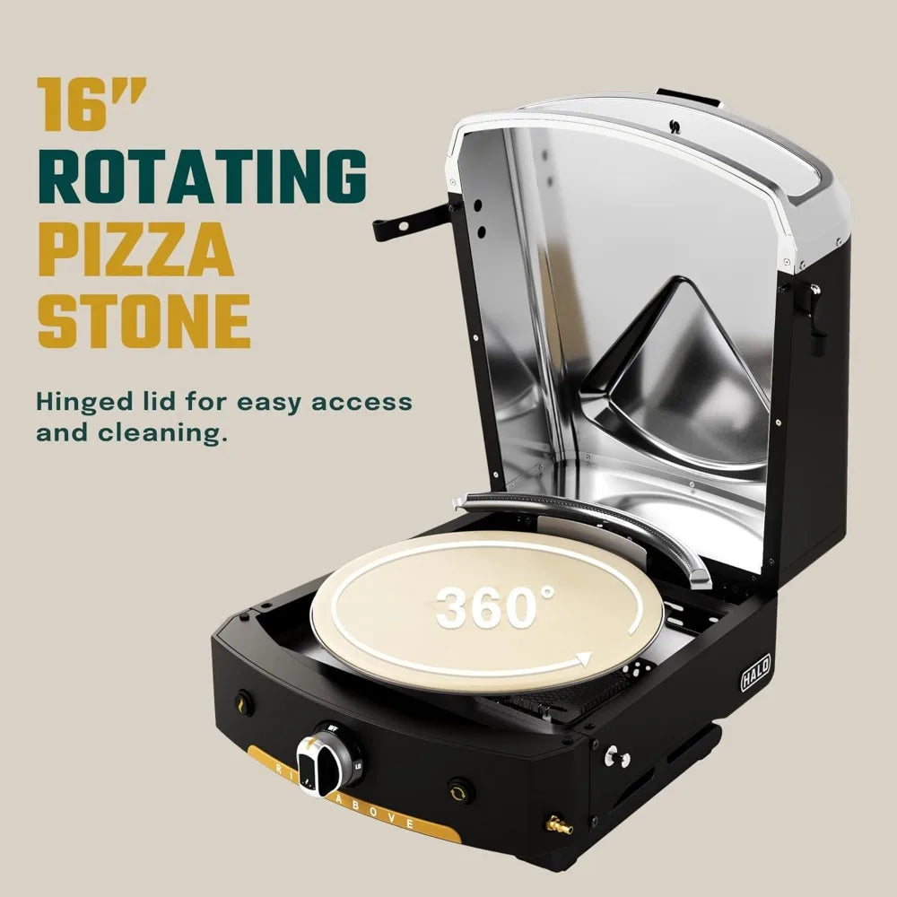 16 Propane Pizza Oven with Rotating Cooking Stone