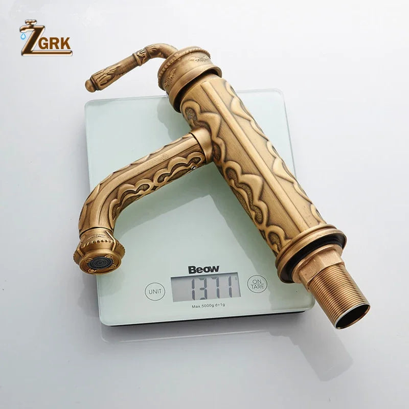 Basin Faucets Solid Brass Bathroom Faucet Single Handle