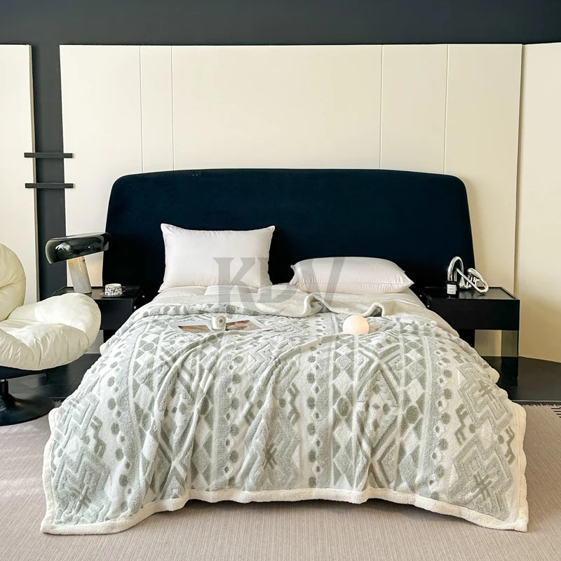 Fleece Blanket, Artificial Wool, Various Colors, Sizes