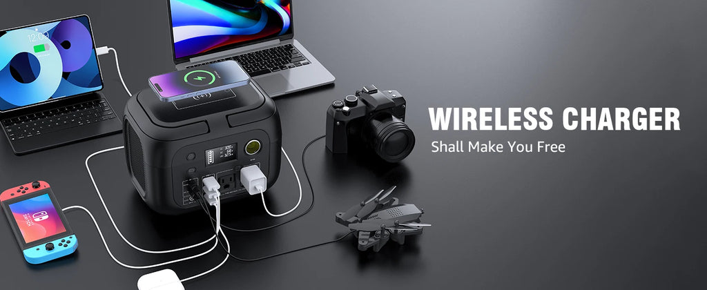 300W Solar Generator With 40 Watt Solar Panel