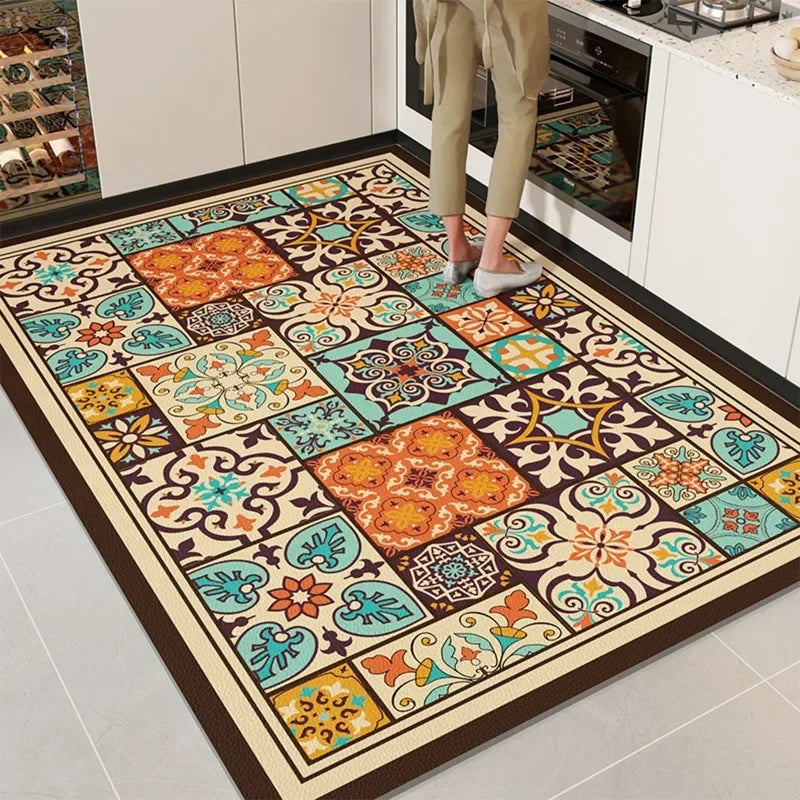 Waterproof, Oil-proof, Non-slip Floor Mats, Area Rugs