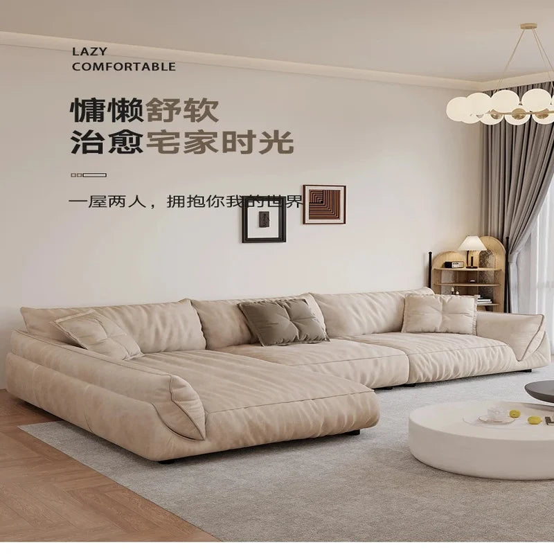 Velvet Corner Sofa for Cozy Living Room