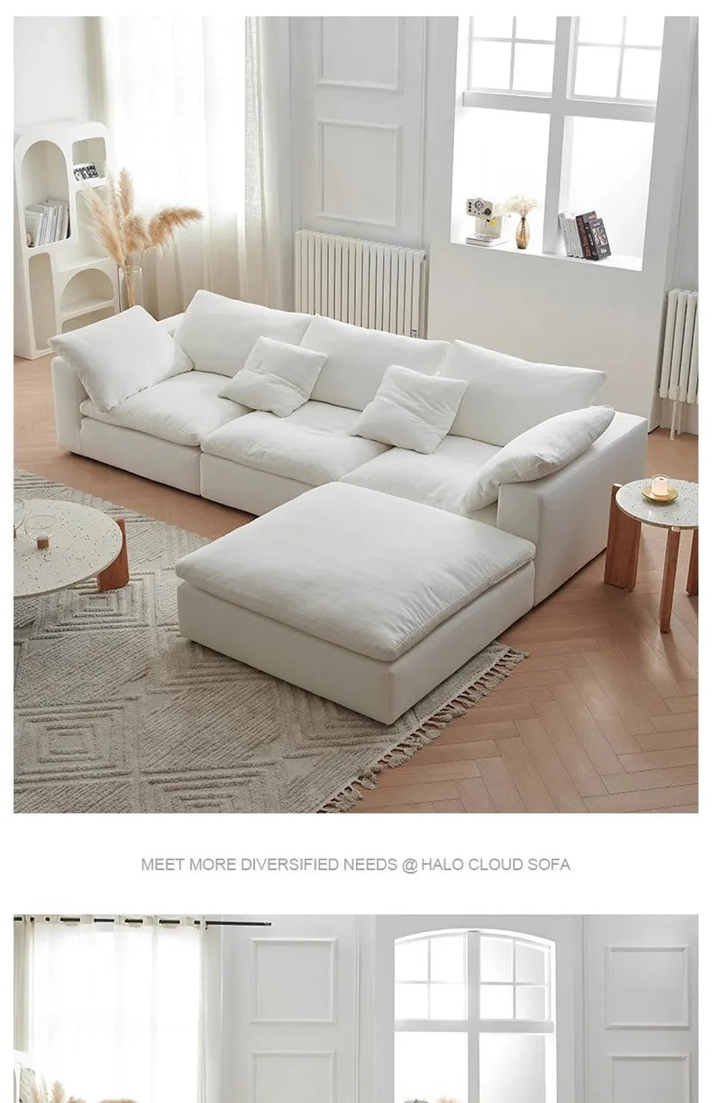 Customizable Corduro, Chenille Corner Sofa