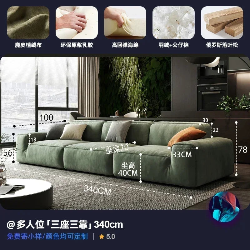 Fabric Corner Modular Living Room Sofas