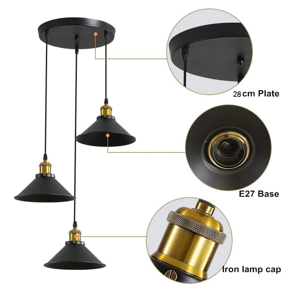 Little Black Umbrella Hanging Lamp,