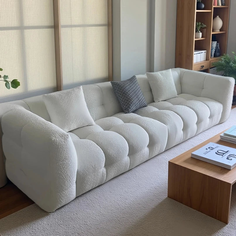 Plush Reclining Sofa Corner Lounger