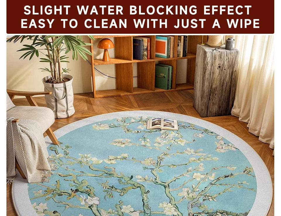 Round, Soft, Anti-slip Carpets