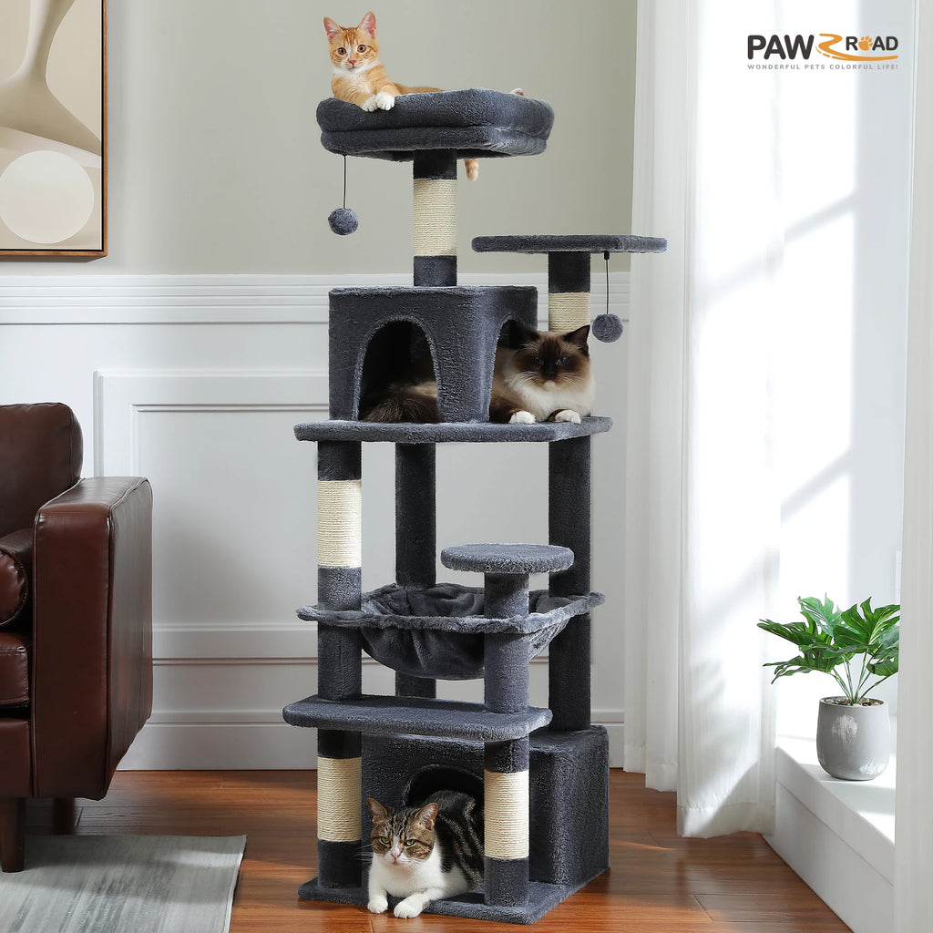 Large Cat Tree and Tower for Indoor Cats