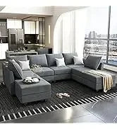 L Shaped Couch with Reversible Chaise.