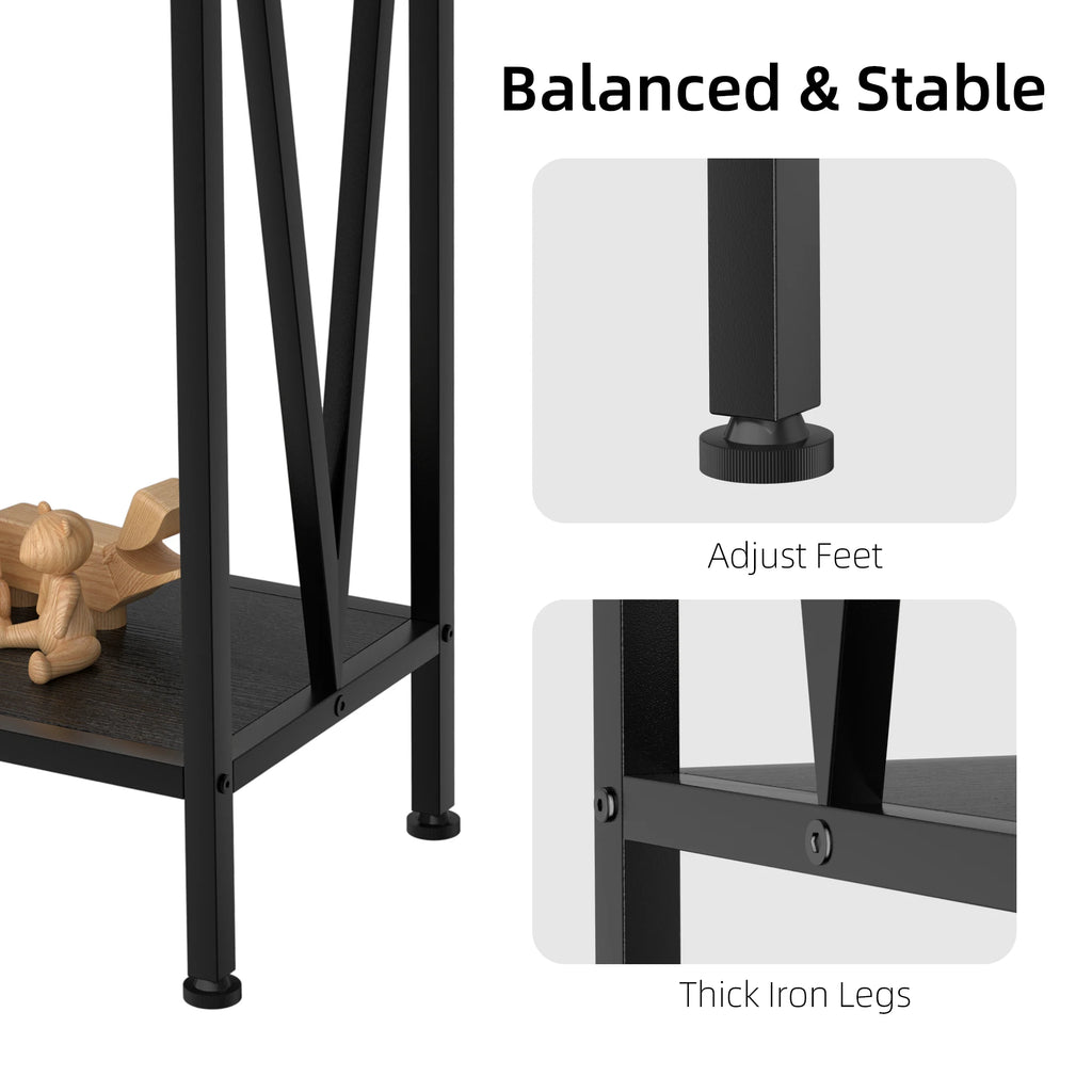Console Table, 2-Tier with Shelf