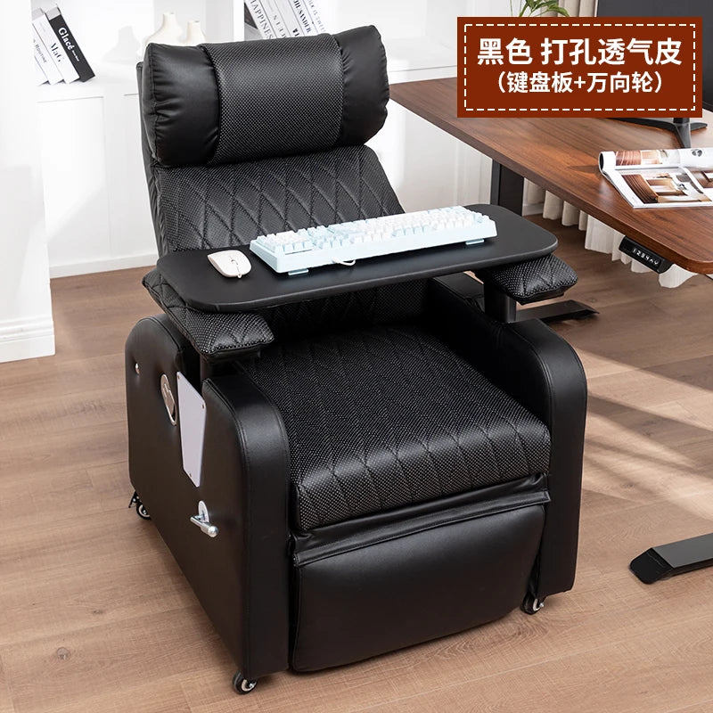 Leather Sofa Lounge Armchair Living Room Recliner