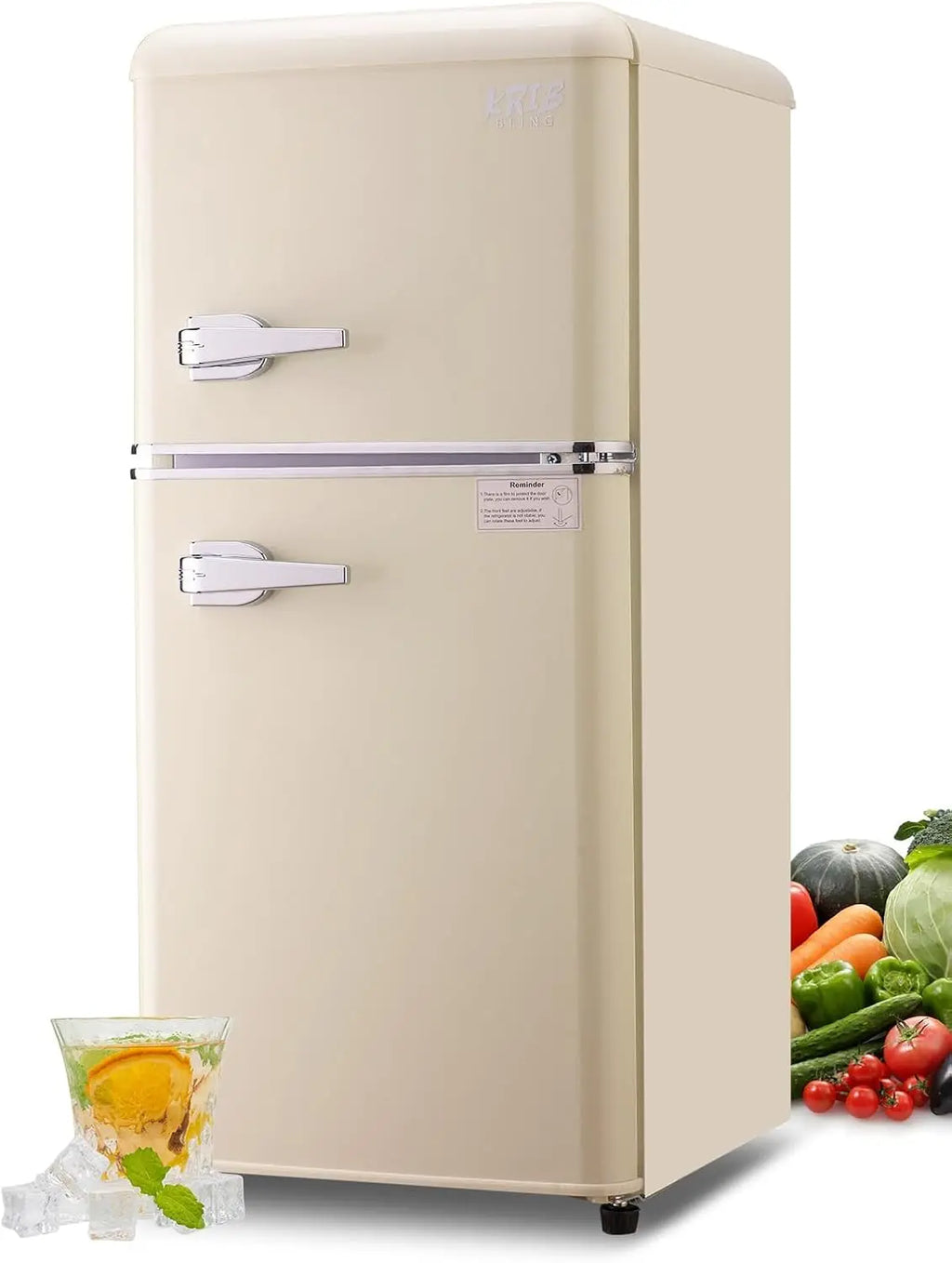 3.2 Cu.ft Mini Fridge with Freezer