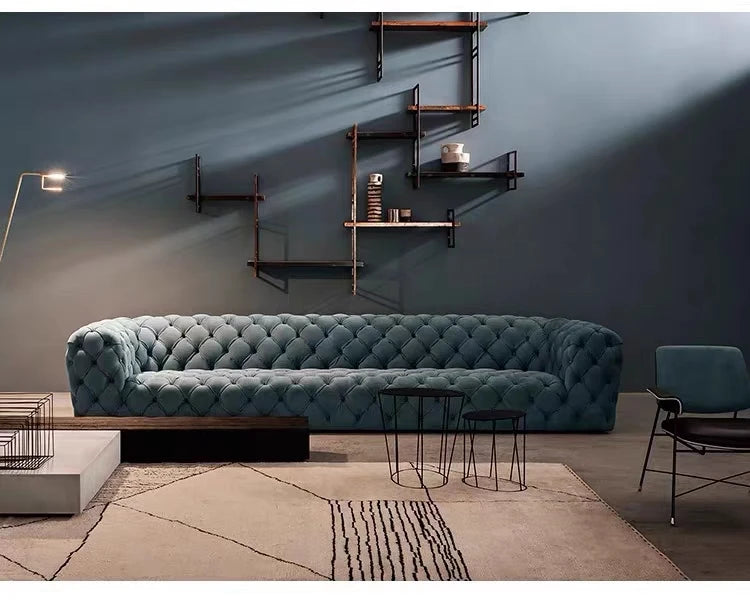 Simple Fancy Living Room Sofas, Large Gold