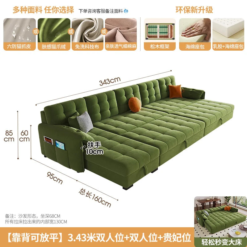 Modular Individual Sofa, Bed Convertible, Pull Out