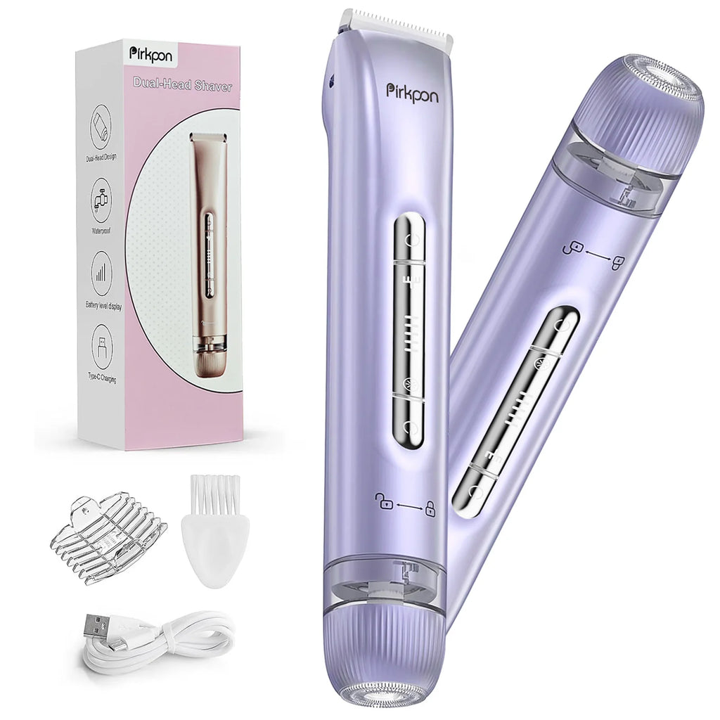 Rechargeable Dual-Head Shaver Women Hair Remover