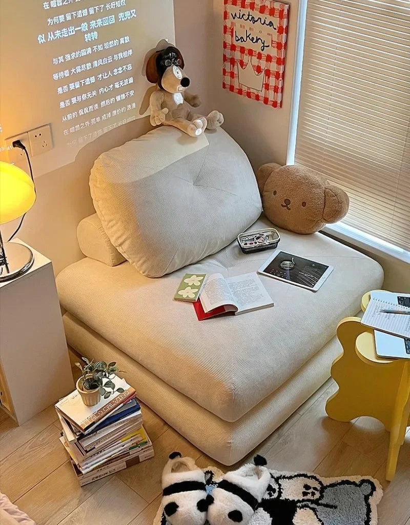 Single Sofa Bed Recliner Lounger Convertible