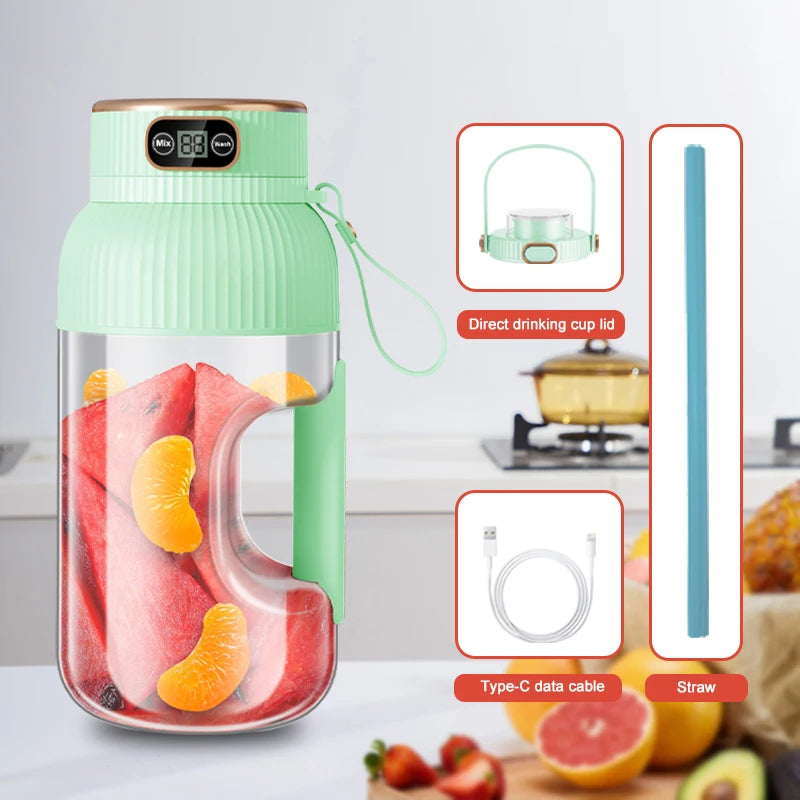 Portable Juicer Blender, USB Charging, Juicing Cup