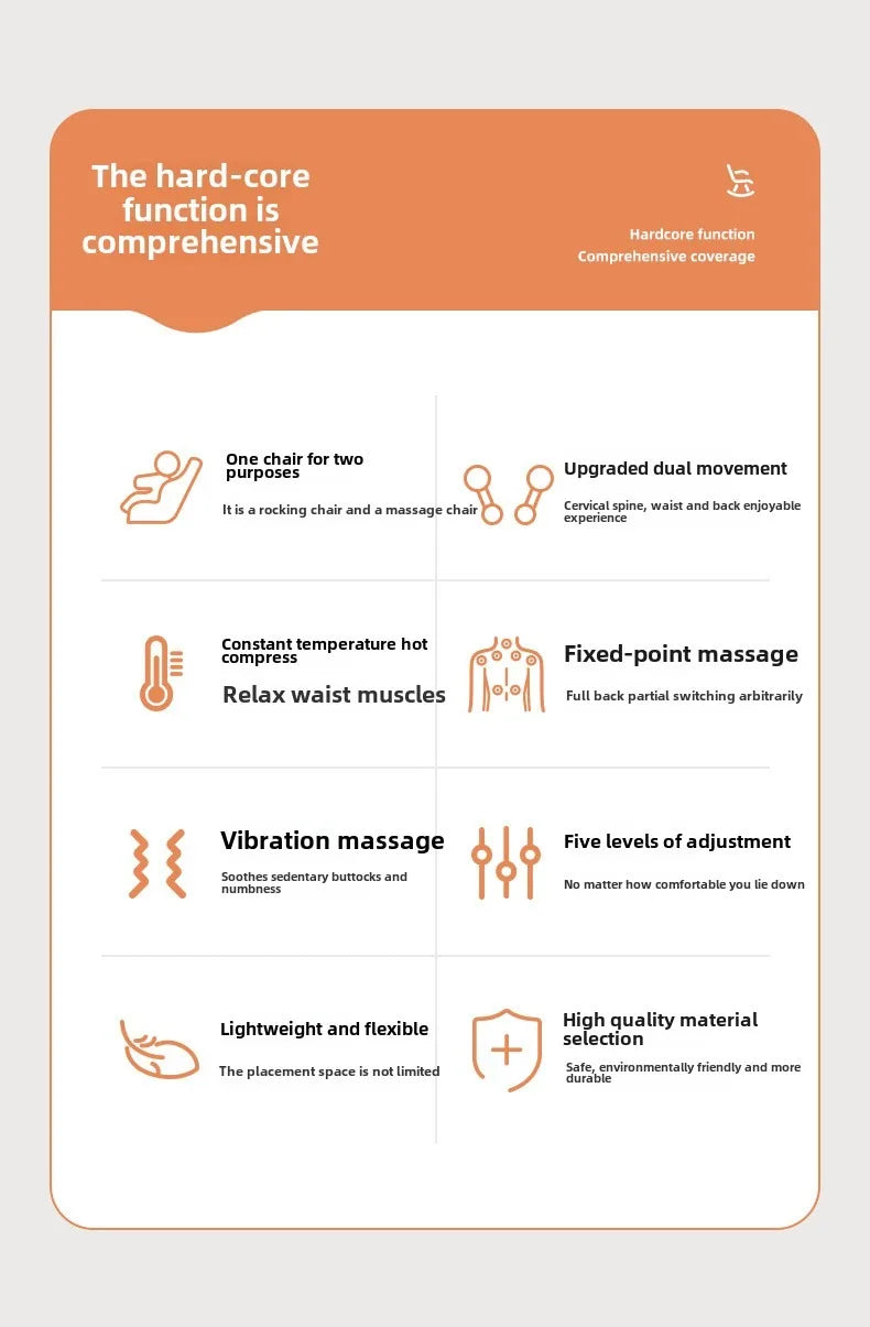 Massage, Roller, Heating, Vibration Lounge Chairs