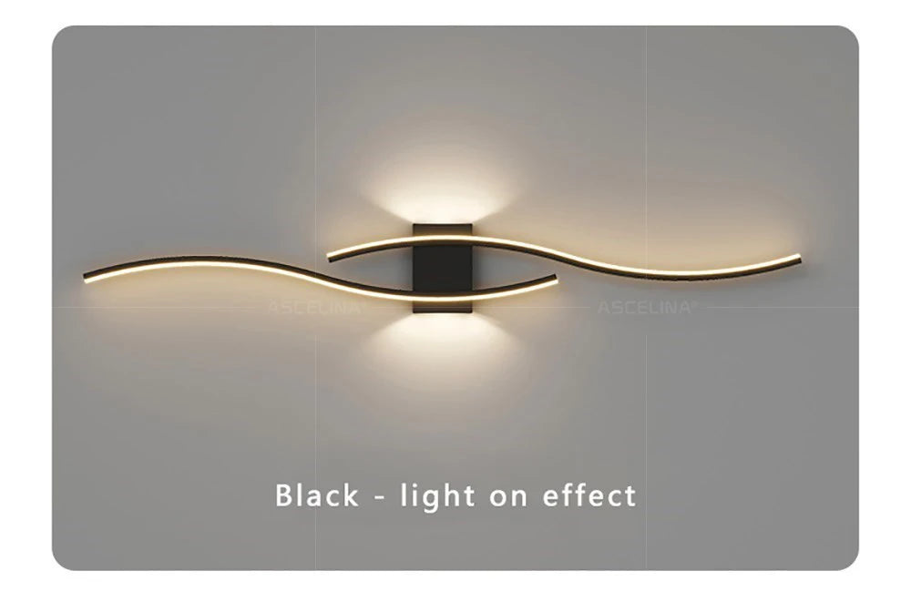 LED Wall Lamp, Smart Remote Control, Adjustable Color