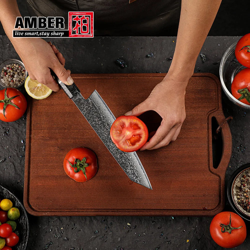 67-layer Damascus steel 8" Kiritsuke Kitchen knife