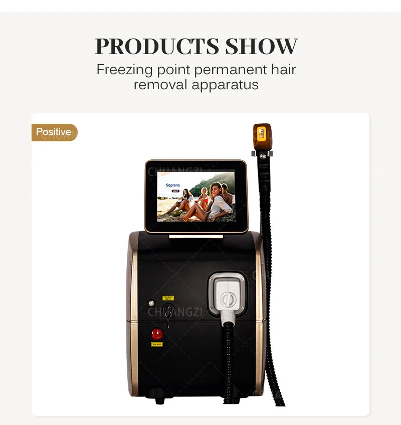 Ice Titanium Laser Hair Removal Machine, Permanent Removal