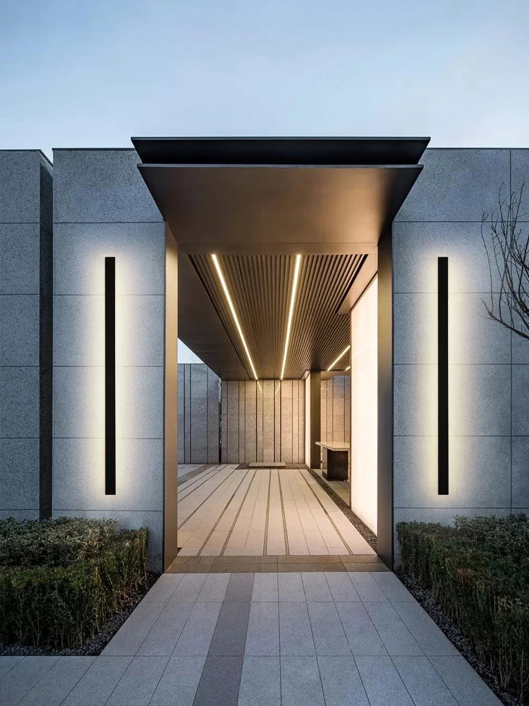 Waterproof Outdoor Garden Wall lamps, LED, Black, White