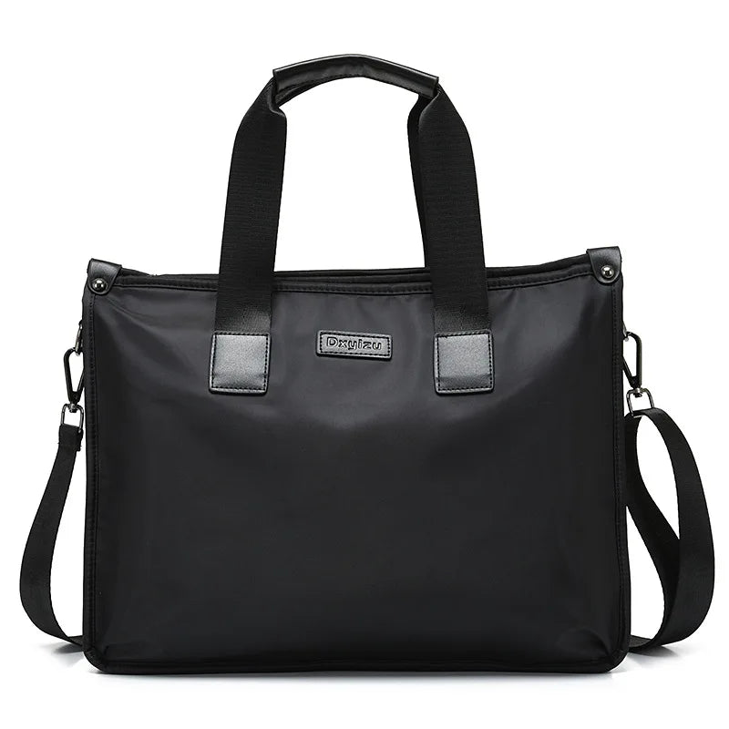 Business Briefcase Polyester Laptop Crossbody Bag
