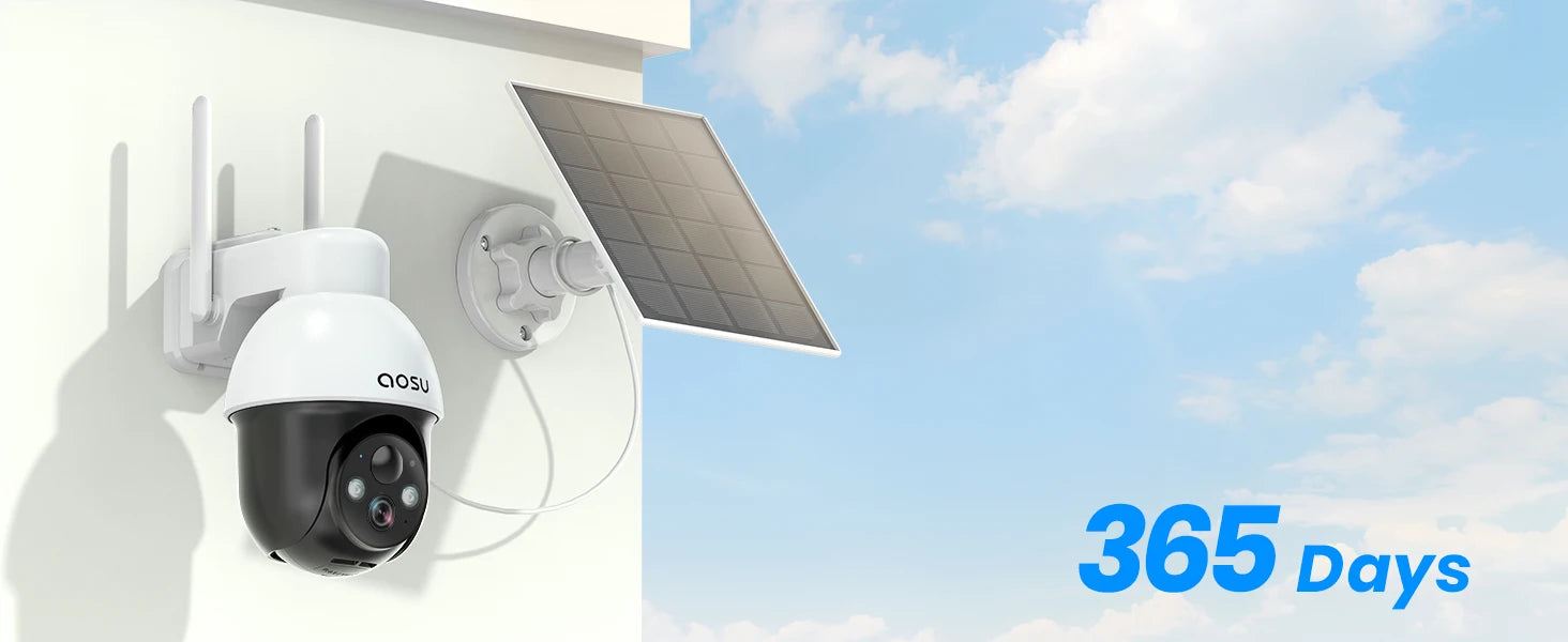 Solar Security Camera, WIFI, 2-Way Audio