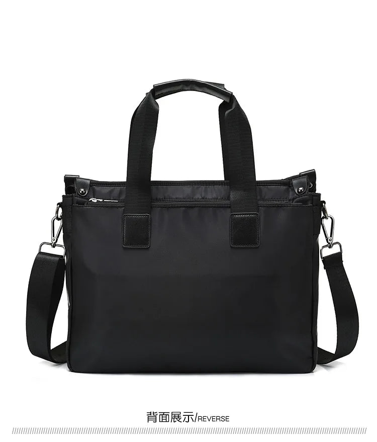 Business Briefcase Polyester Laptop Crossbody Bag