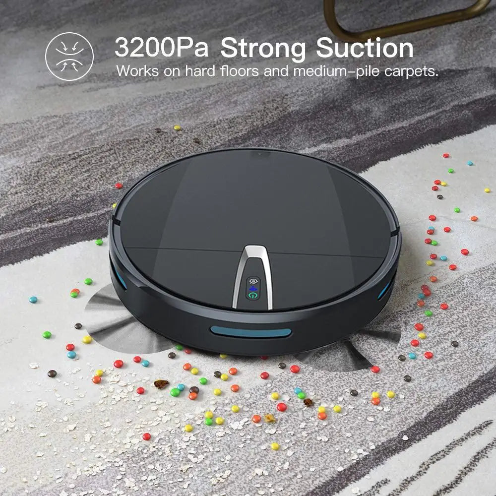 Robot Vacuum, Smart Mop, APP& Voice Control, Autocharge