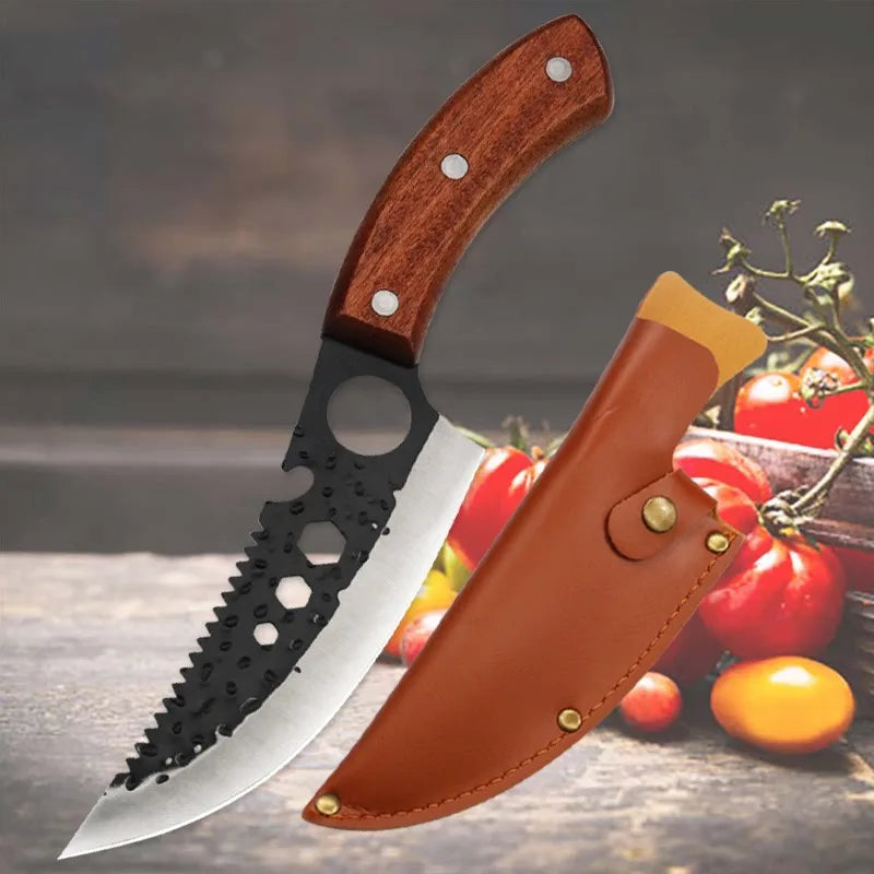 1-6PCS Stainless Steel Kitchen Knives Set