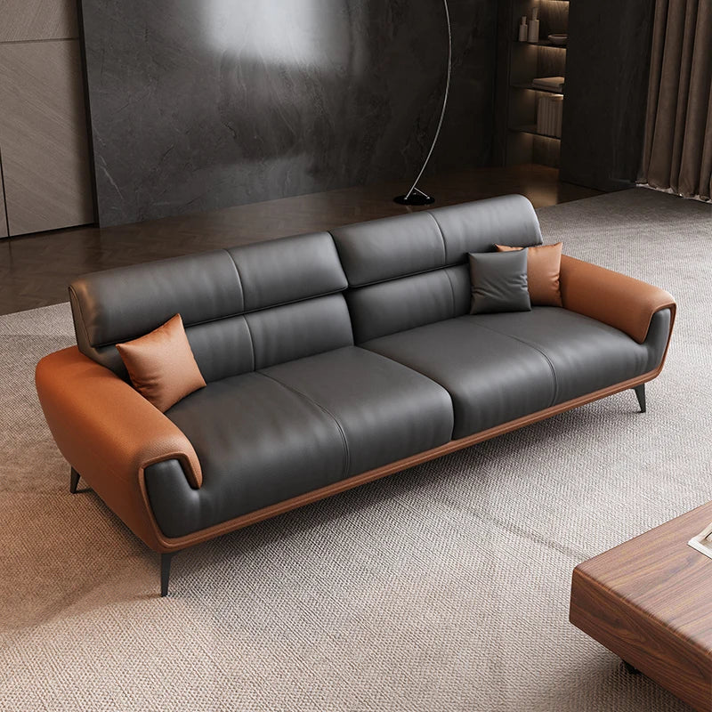 Leatherette Sofa Living Room Sofas, Decor