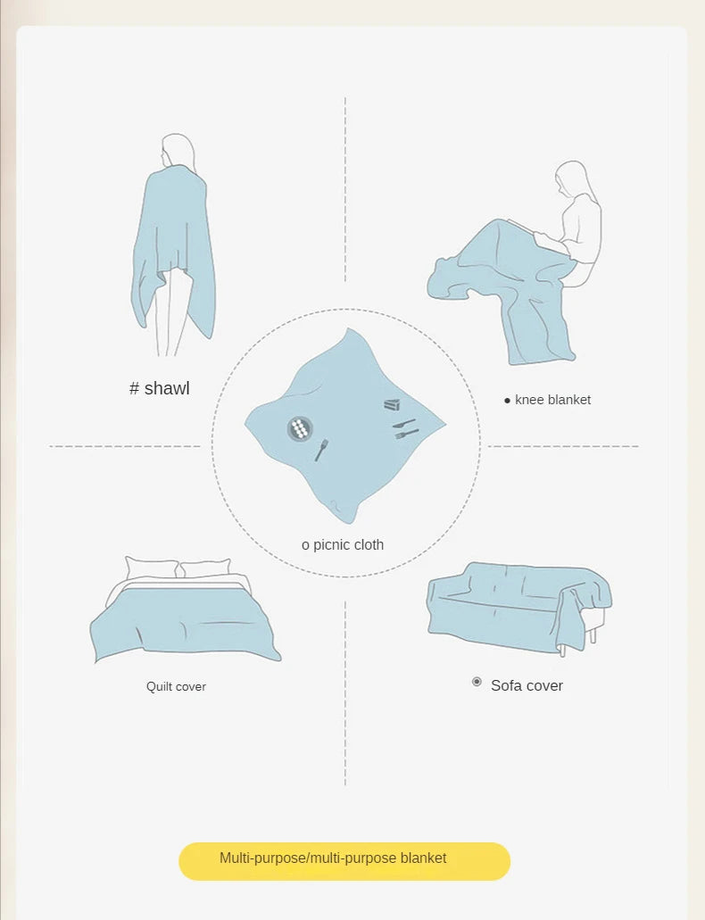 Artificial Fleece, Quilt Blanket, Various Colors, Sizes