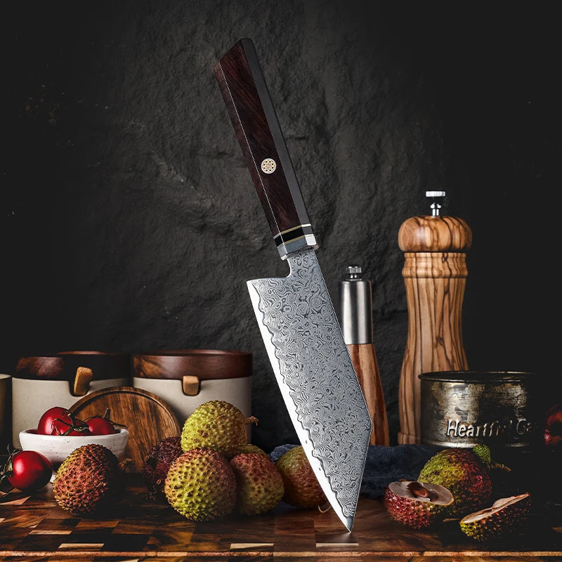 5.4” Bunka Knife 67 Layers Damascus Steel
