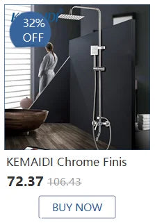 Shower Tower Waterfall Shower Head, Body Massage Jet