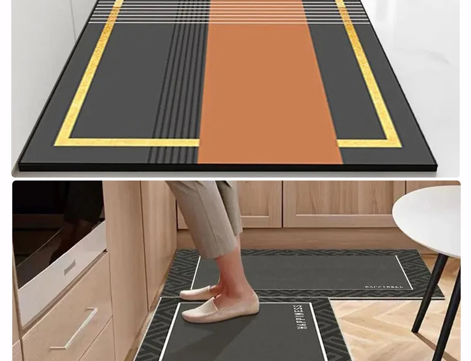 Waterproof Floor Mat, Long Strip Carpets