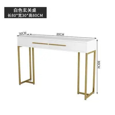 Modern Luxury Beauty Console Table With Storage