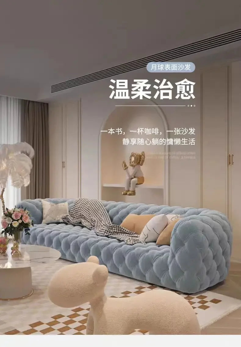 Living Room Sofa Modern Luxury White