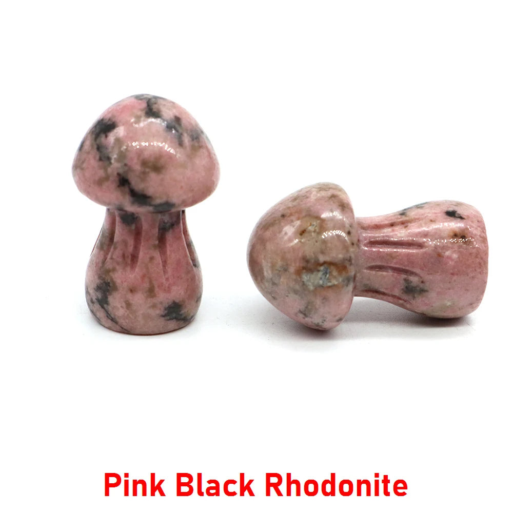 1.5" Crystal Mushroom Mineral Healing Home Decoration