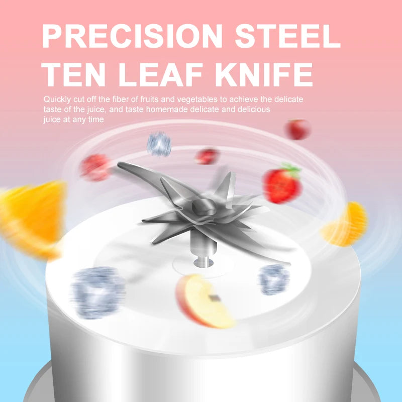 Portable Juicer Blender, USB Charging, Juicing Cup