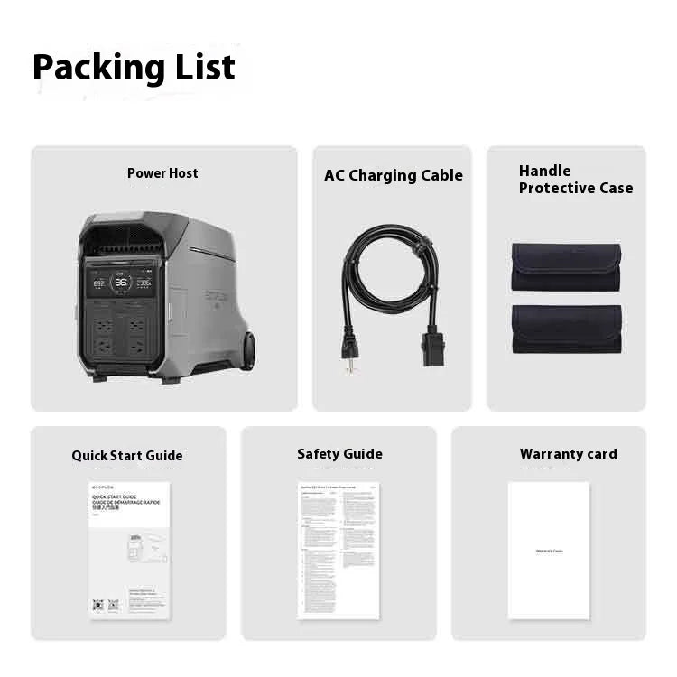 4000W, 220v, Emergency Portable Power Supply