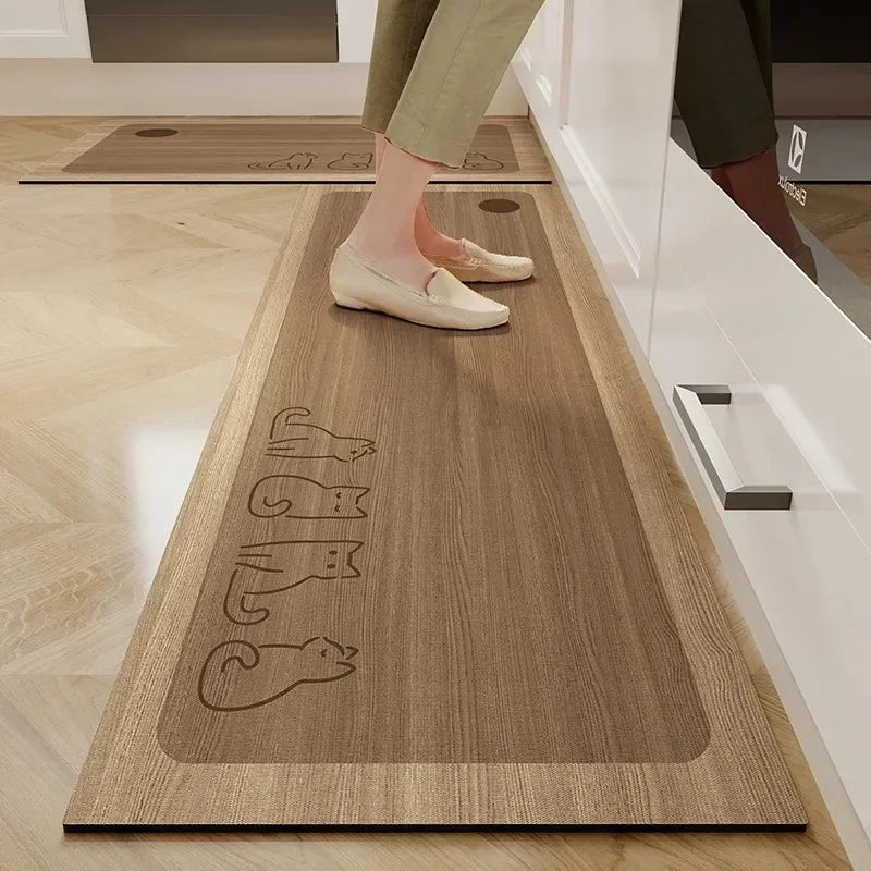 Waterproof Non-slip wood Grain Carpets
