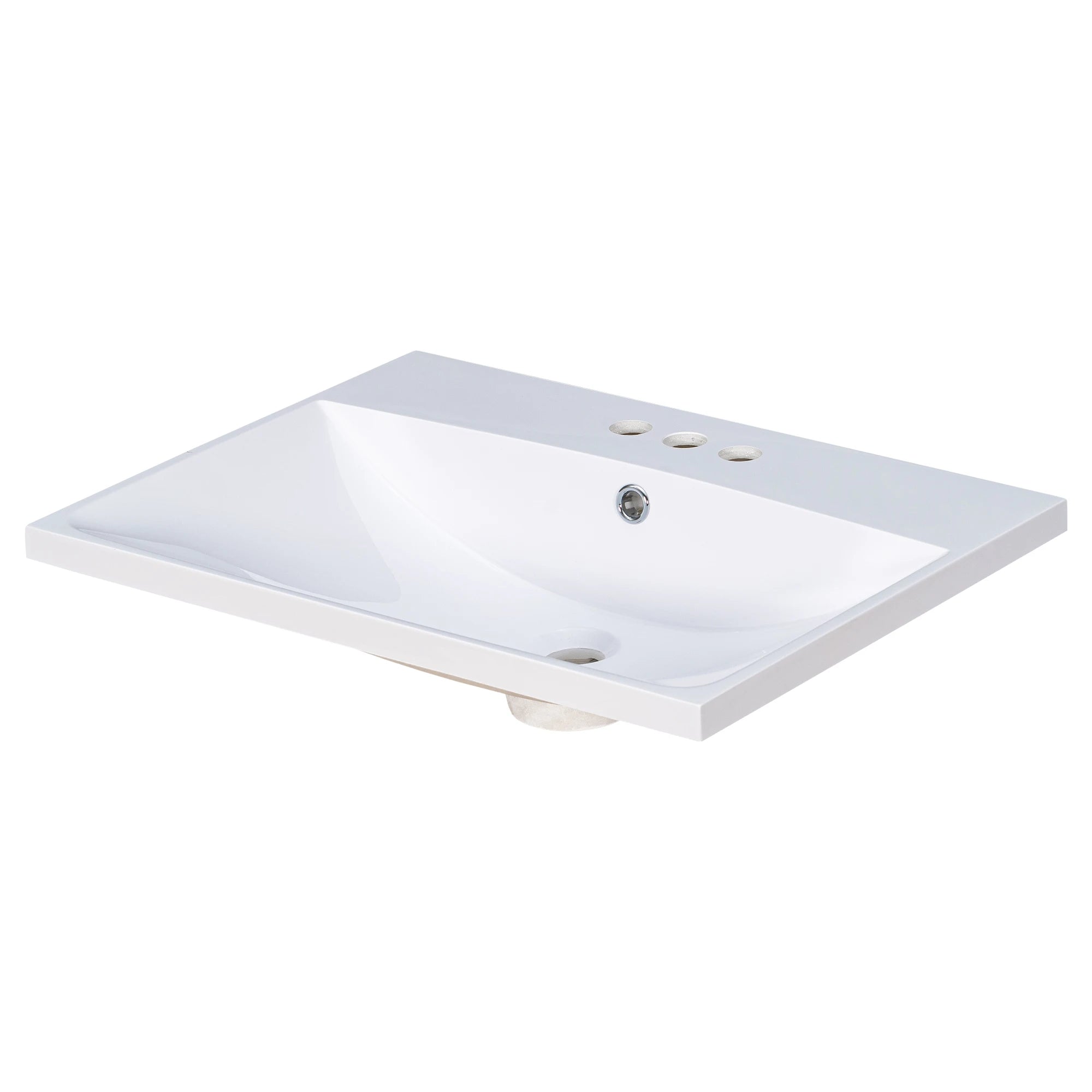 24-Inch Single Basin 



24" Single Basin Vanity Resin Top Only, 3 Faucet Hole