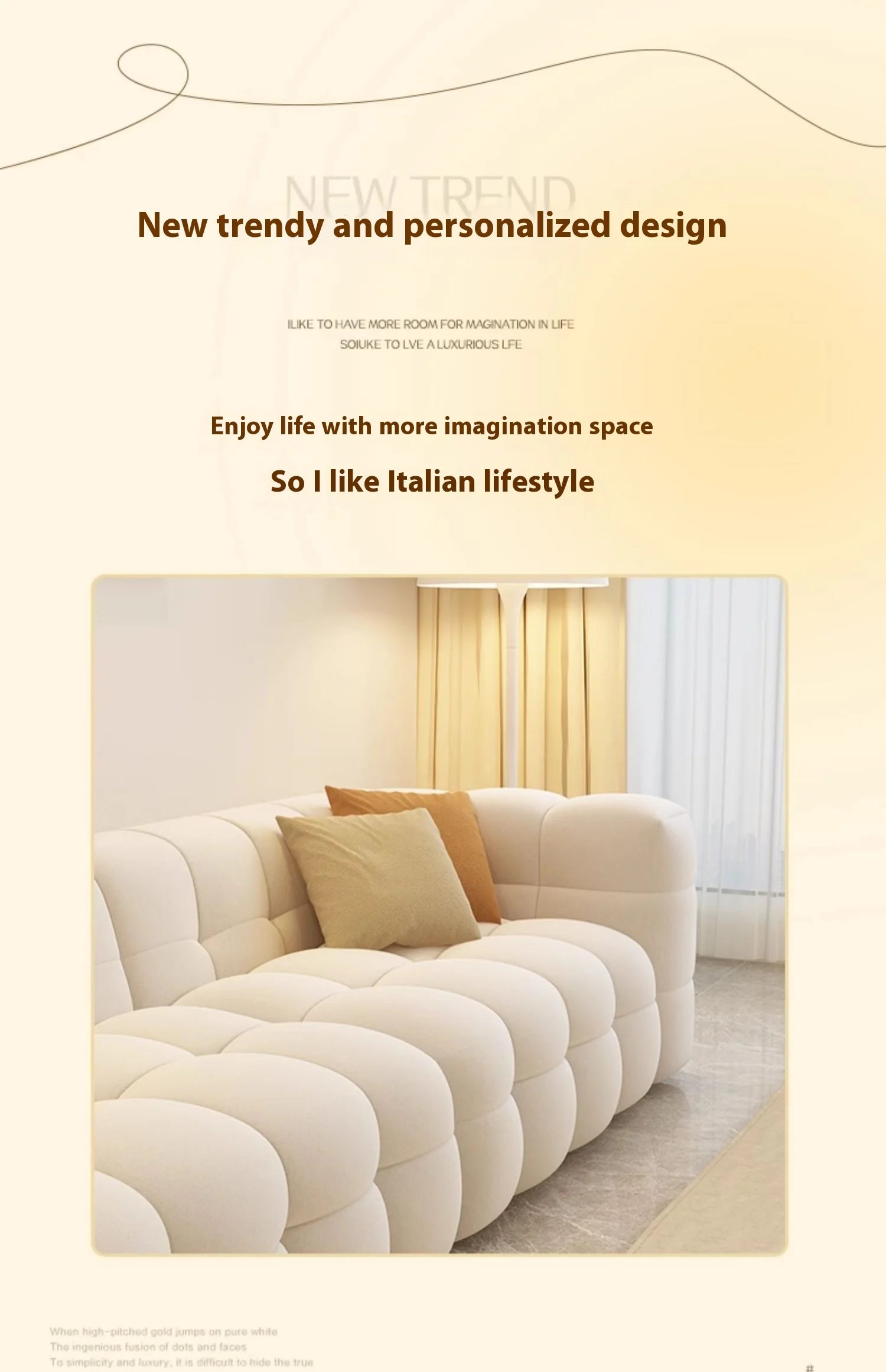 Plush Reclining Sofa Corner Lounger