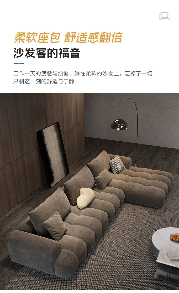 Brown Floor Recliner Sofa Bed