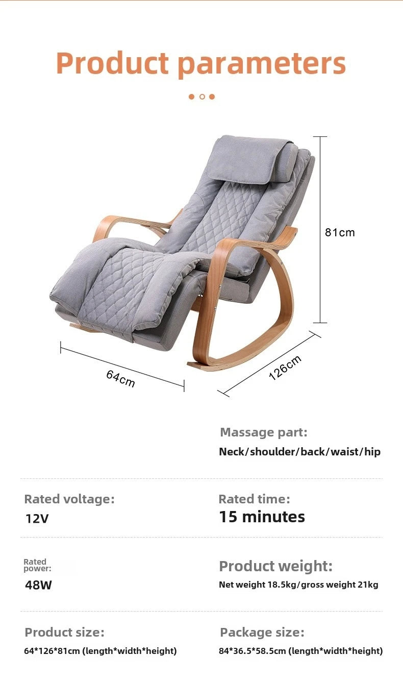 Massage, Roller, Heating, Vibration Lounge Chairs